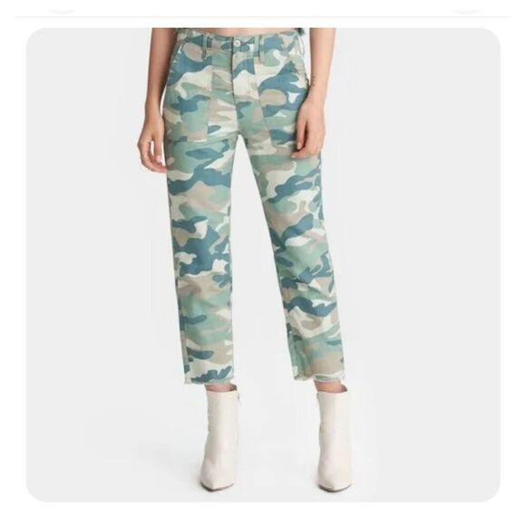 Mother The Shaker crop chop camo pants - Picture 1 of 13